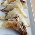 Baked S'mores Wontons